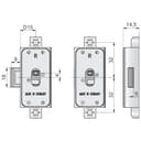 cyclingcolors 3666690043634 Straight Spanish Lock, Brass-Plated Brown - 3