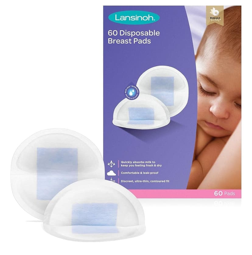 Lansinoh Disposable Breast Pads Maternity - 60 Pack - Ult… - 1