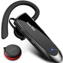 New Bee Main Libre Bluetooth Oreillette, Casque sans Fil Bluetooth avec Microphone 60 Jours en Veille Casque Mains Libres avec Microphone Casque pour iPhone Samsung, HTC, LG, Sony, PC (Noir) - 1