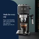 De'Longhi Dedica Style, Traditional Barista Pump Espresso Machine, Coffee and Cappuccino Maker, EC685BK, Black - 7