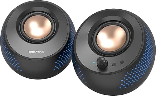 Creative Pebble X 2.0 USB-C Computer Speakers with Custom…