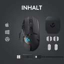 Logitech G502 LIGHTSPEED Wireless Gaming Mouse, HERO 16K Sensor, 16,000 DPI, RGB, Adjustable Weights, 11 Programmable Buttons, Long Battery Life, On-Board Memory, PC/Mac - Black (German Packaging) - 9