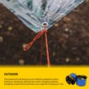 Paracord 4mm, 35+ Solid Colors (10m, 15m, 30m, 50m, 100m, 300m) | Ideal for Crafting, DIY, Camping, Survival, Outdoor | 100% Nylon Rope 4mm | Tactical Cord 550 Type III - 7