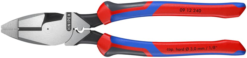 KNIPEX Lineman's Pliers American Style with Comfort Handles 240 mm, 09 12 240 - 1