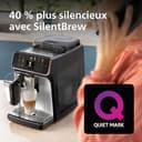 Philips Expresso broyeur Série 5500 – 20 Boissons Chaudes et Glacées, Carafe LatteGo facile à nettoyer, 40% plus silencieux grâce à SilentBrew, QuickStart, Machine à café grain Noir/Argent (EP5546/70) - 6