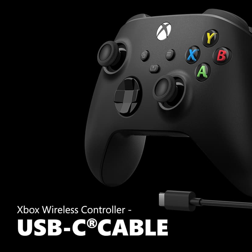 Microsoft Xbox Wireless Controller avec Câble USB-C - Manette de Jeu Analogique/Numérique pour PC et Xbox Series S/X - 2
