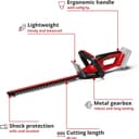 Einhell Cordless Hedge Trimmer 18V Power X-Change, 40cm (16 Inch), Lightweight, Laser-Cut Diamond-Ground Steel Blades, incl. Quiver, Without Battery GC-CH 18/40 Li Solo - 4