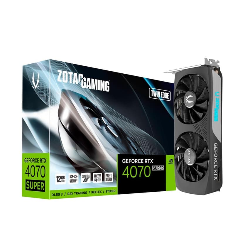 Zotac GEFORCE RTX 4070 SUPER TWIN EDGE 12GB - 1