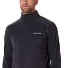 Columbia Klamath Range 2 Half Zip Pull en polaire Homme, Noir, L - 6