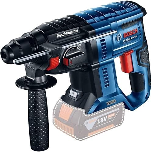 Bosch Professional 18V System Cordless Rotary Hammer GBH 18V-21 (max. impact energy 2 J, incl. Machine Cloth, without battery/charger)