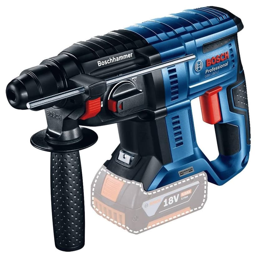 Bosch Professional 18V System Cordless Rotary Hammer GBH 18V-21 (max. impact energy 2 J, incl. Machine Cloth, without battery/charger) - 1