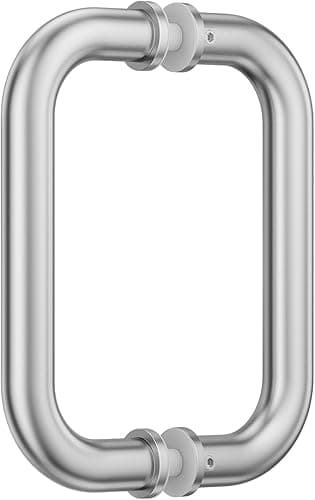 1 set Poignée de porte de douche en verre, poignée coulis…