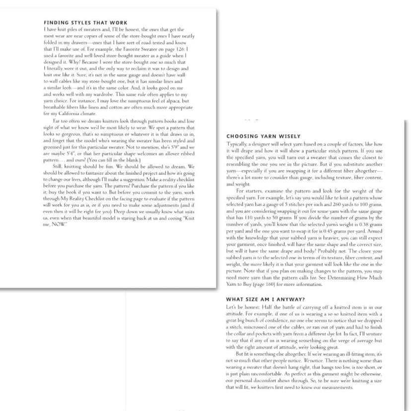 Custom Knits: 25 Projects (plus Variations) and Techniques for Customizing to Fit Your Style and Your Body - 4