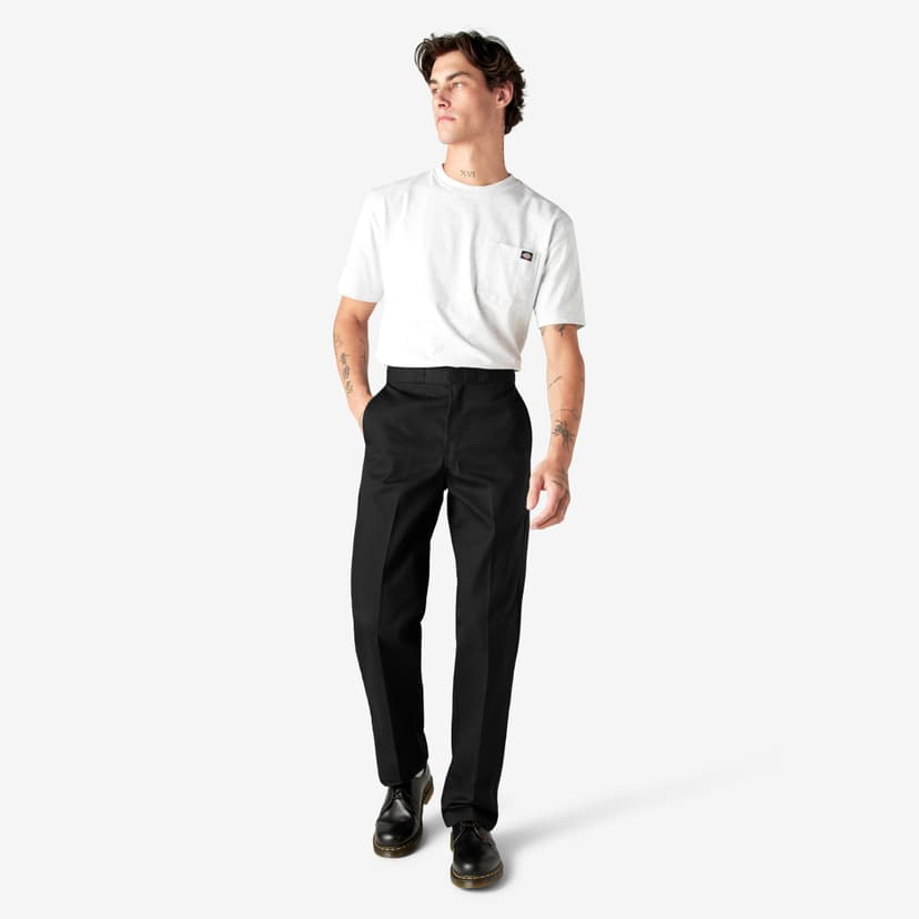 Dickies Original 874 Work Pants Pantalon d'affaires décontracté, Noir, 32W / 32L Homme - 4