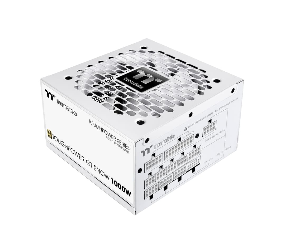 Alimentation PC Thermaltake Toughpower GT 850W Snow (80Plus Gold)(Modulaire) - Blanc
