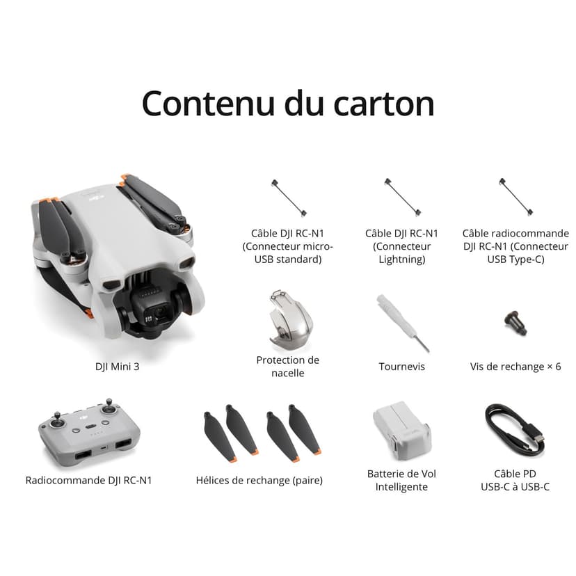 DJI Mini 3 – Mini Drone Caméra Léger avec Nacelle Mécanique à 3 Axes, Vidéo 4K HDR, Temps de Vol de 38 Min, Transmission Vidéo jusqu’à 10 km, Prise de Vue Verticale Réelle, Retour Auto par GPS Intégré - 7