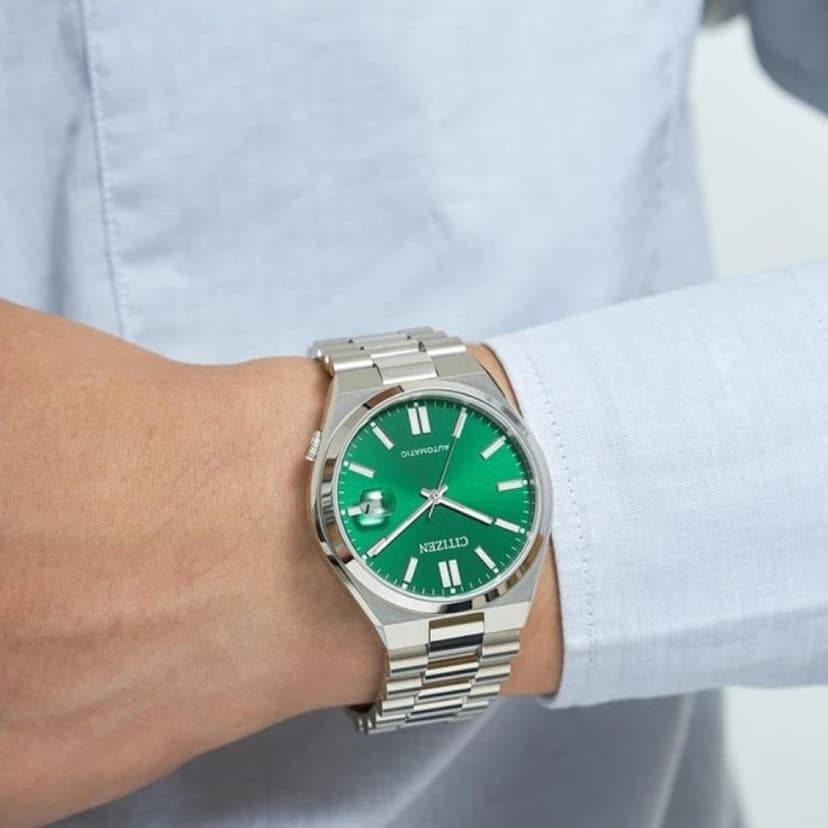 Citizen Herren Automatisch Analog Armbanduhr Tsuyosa - 6