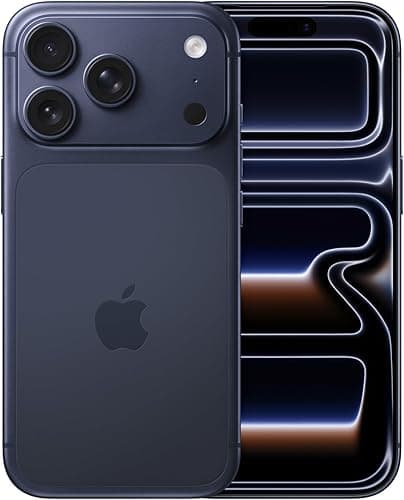 Apple iPhone 17 Pro 256GB: 6.3-inch display with ProMotion up to 120Hz, A19 Pro chip, Prodigious battery life, Pro Fusion camera system with Center Stage front camera; Intense blue