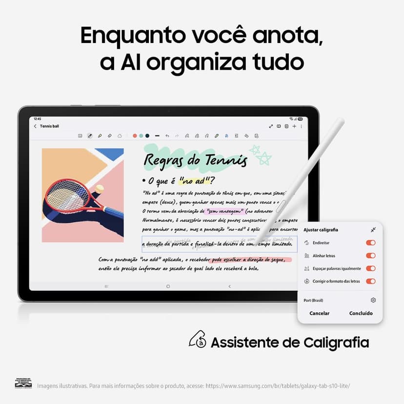 Samsung Galaxy Tab S10 Lite with S-Pen | 128GB, 6GB RAM, Wi-Fi Only | 10.9” 90Hz LCD, Android 15 WiFi 6 Tablet, All Day Battery | International Model X400 | 256GB SD Card Bundle, Gray - 2