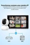 Tapo 3MP Indoor Wi-Fi Camera (2K), Surveillance Camera, Night Vision, Real Time Notifications, Cloud Storage and MicroSD up to 256GB, Works with Alexa and Google Assistant C210, ‎‎bianco - 6