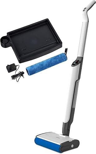 MEDION H09 Hard Floor Cleaner (Wireless, Battery, Floor Cleaner, Brush Roller, Separate Fresh Water and Dirty Water Tank, Self-Cleaning Function, LED Display, MD11890)