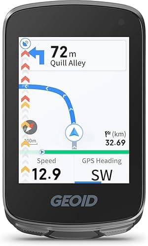 GEOID CC700 2.8" Color Screen Bike/Cycling Computer Wireless - Route Navigation with Re-Route Planing, WiFi & Bluetooth, Fast 5s GPS Positioning, Free Indoor Training