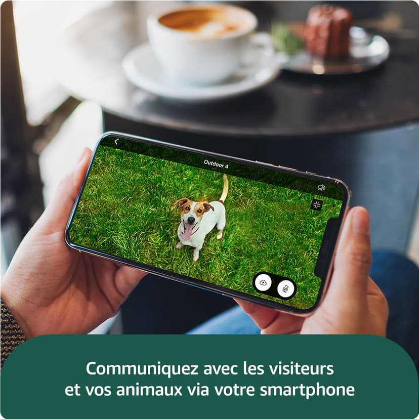 Nouvelle caméra Blink (Outdoor 4) + sonnette vidéo supplémentaire Blink (noir) : caméra de surveillance connectée HD sans fil, 2 ans d'autonomie (système 4 caméra avec Sync Module Core) - 4