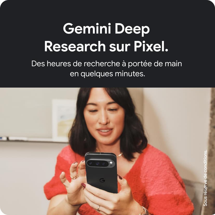 Google Pixel 9 with 45W USB-C Charger - Android Smartphone with Gemini without SIM Lock, Extended Camera Function, 24 Hours Battery Life and A 6.3 Inch Actua Display - Obsidian, 128GB - 6