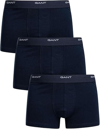GANT Lot de 3 Slips pour Homme, Bleu Marine, Marine, XXL