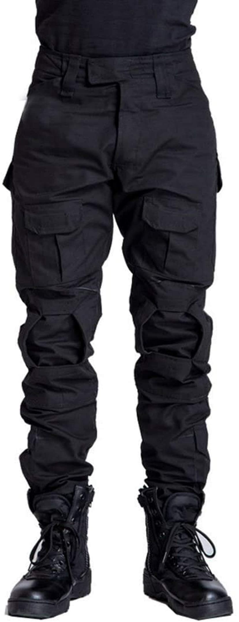 FENG Men's Military Tactical Camouflage Pants Camouflage … - 1