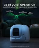 PETKIT Pura Max 2 Self-Cleaning Cat Litter Tray, 76 L Cat Litter Tray, Self-Cleaning, xSecure, Odour Removal, App Control, Large Capacity, for Multiple Cats (Deodorant and Sand Cushion Free, with N50) - 6