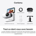 Insta360 GO 3S 64GB Arctic White - 4K Tiny Portable Vlogging Camera, Hands-Free POVs, Mount Anywhere, Stabilization, 140 Min Battery Life, 10m Waterproof, AI Editing, For Vlog, Travel, Outdoor - 8