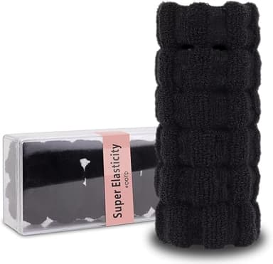 SXQLYH Lot de 6 grands élastiques à cheveux en coton exte…