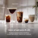 De'Longhi Dedica Duo EC890.M Barista Machine à café avec pompe, expresso et infusion à froid, machine à café manuelle avec tige à vapeur LatteArt, 15 cm de large, 2 expresso, écran tactile, tasse - 4