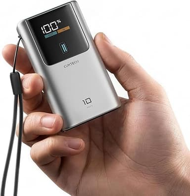 CUKTECH 10 Mini 55W Batterie Externe 10000mAh, 3 Ports US…