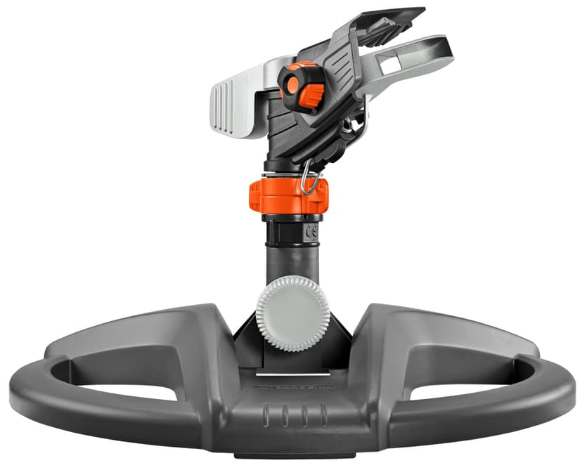 Gardena Premium Full or Part Circle Pulse Sprinkler (on a plastic sled): Premium sprinkler for watering large areas of up to 490 m², infinite range adjustment up to 12.5 m (8135-20) - 2