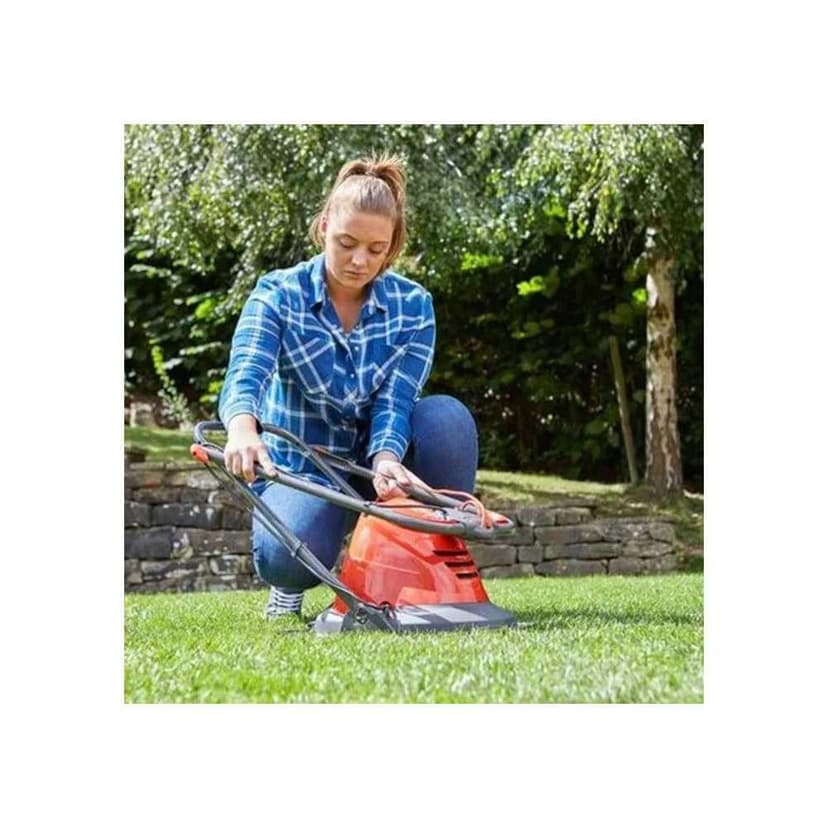 Flymo Turbo Lite 250 Tondeuse électrique sur coussin d'air – 1 400 W, largeur de coupe de 25 cm, poignées ambidextres, guidon repliable - 3