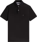 Tommy Hilfiger Men’s Short Sleeve 1985 Regular Fit Polo Shirt, Black (Black), XS - 5