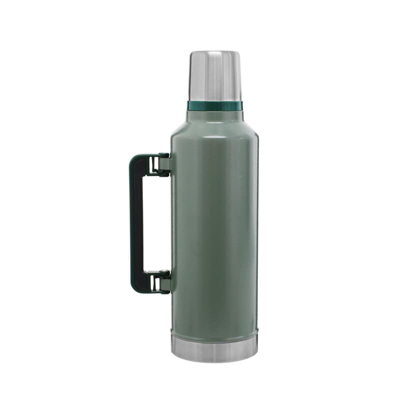 Stanley 1913 Classic Legendary Thermal Flask 2.3L - Keeps Hot Or Cold for 48 Hours - BPA-Free Insulated Bottle - Stainless Steel Coffee Flask - Leakproof - Dishwasher Safe - Green - 8