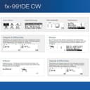 Casio FX-991DE CW ClassWiz Calculatrice Scientifique Technique, Menu en Allemand - 4