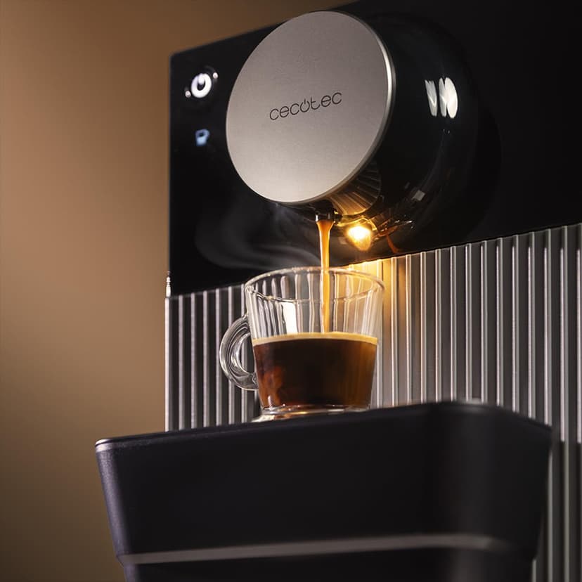 Cecotec Cremmaet Cube Compact Superautomatic Coffee Maker, 1350W, 10g Pressing System, Pre-Infusion System, 19 Bars, Thermoblock System, 5 Grinding Levels, Touch Control Panel - 3