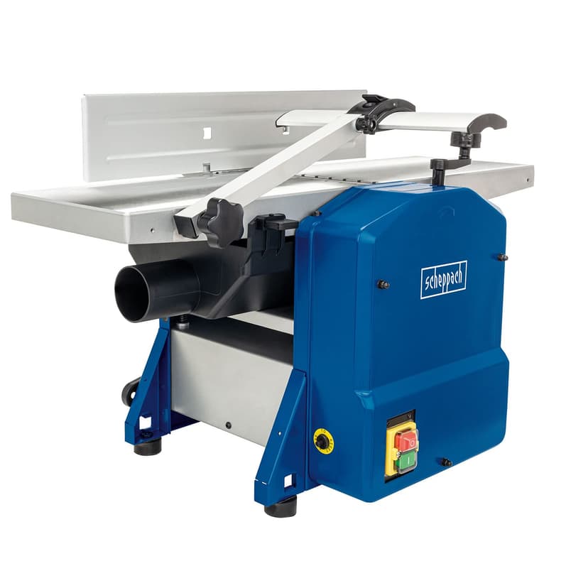 Scheppach Raboteuse & Dégauchisseuse compacte HMS850 | Puissance 1250W | 2 fers en acier rapide | Largeur de rabotage 204mm | Hauteur de passage 120mm | Régime de l'arbre 8500-1min - 9