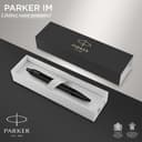 Parker IM Ballpoint Pen | Matte Black with Black Trim | Medium Point with Blue Ink Refill | Gift Box - 2