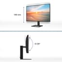 Philips 27E1N1600AM - 27 inch Quad HD monitor, speakers, height adjustable (2560x1440, 100Hz, HDMI 1.4, USB-C (65W PD), USB Hub) black - 5
