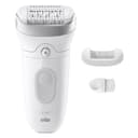 Braun Silk-épil 7 Epilator for Easy Hair Removal, Long-Lasting Smooth Skin, 7-011, White/Silver - 7