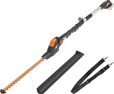 WORX Taille-Haies sans Fil sur perche 20V WG252E.9, Lame …