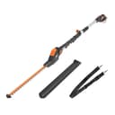 WORX Taille-Haies sans Fil sur perche 20V WG252E.9, Lame de 45 cm, écartement de 16 mm, manche télescopique, Léger et Ergonomique, Poignée Arrière Souple et Rotative, Livré sans Batterie ni Chargeur - 1