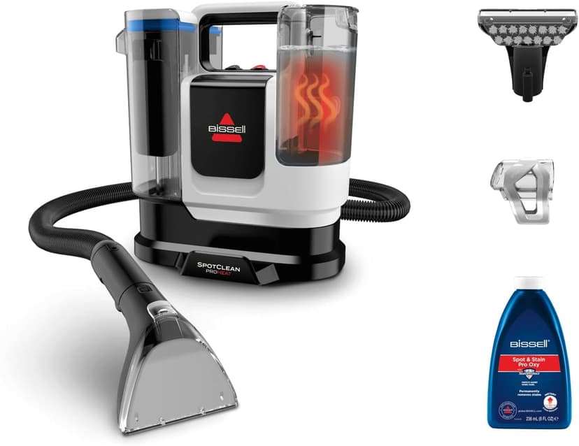 Bissell 3924N SpotClean ProHeat Advanced Carpet Cleaner, Grey - 1