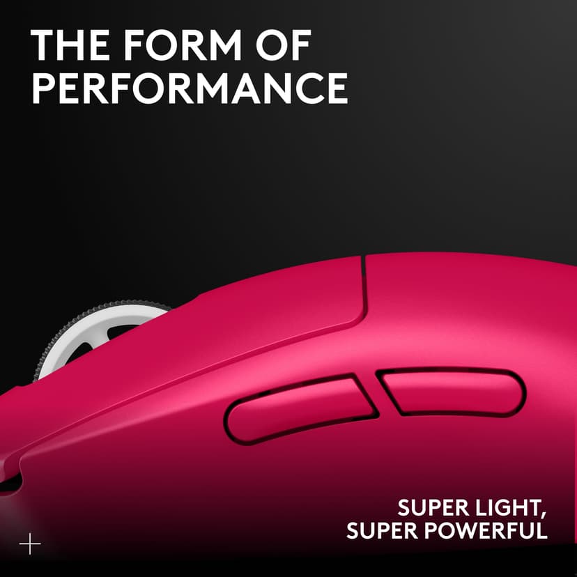Logitech G PRO X SUPERLIGHT 2 wireless gaming mouse, 60 g pro-grade mouse with 5 programmable buttons, 44k DPI sensor, 8 kHz report rate, USB-C charging for PC/Mac - Pink - 2