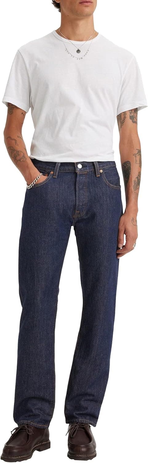 Levi's Men's 501 Original Fit Jeans, Rinse 37461, 30W / 30L - 1